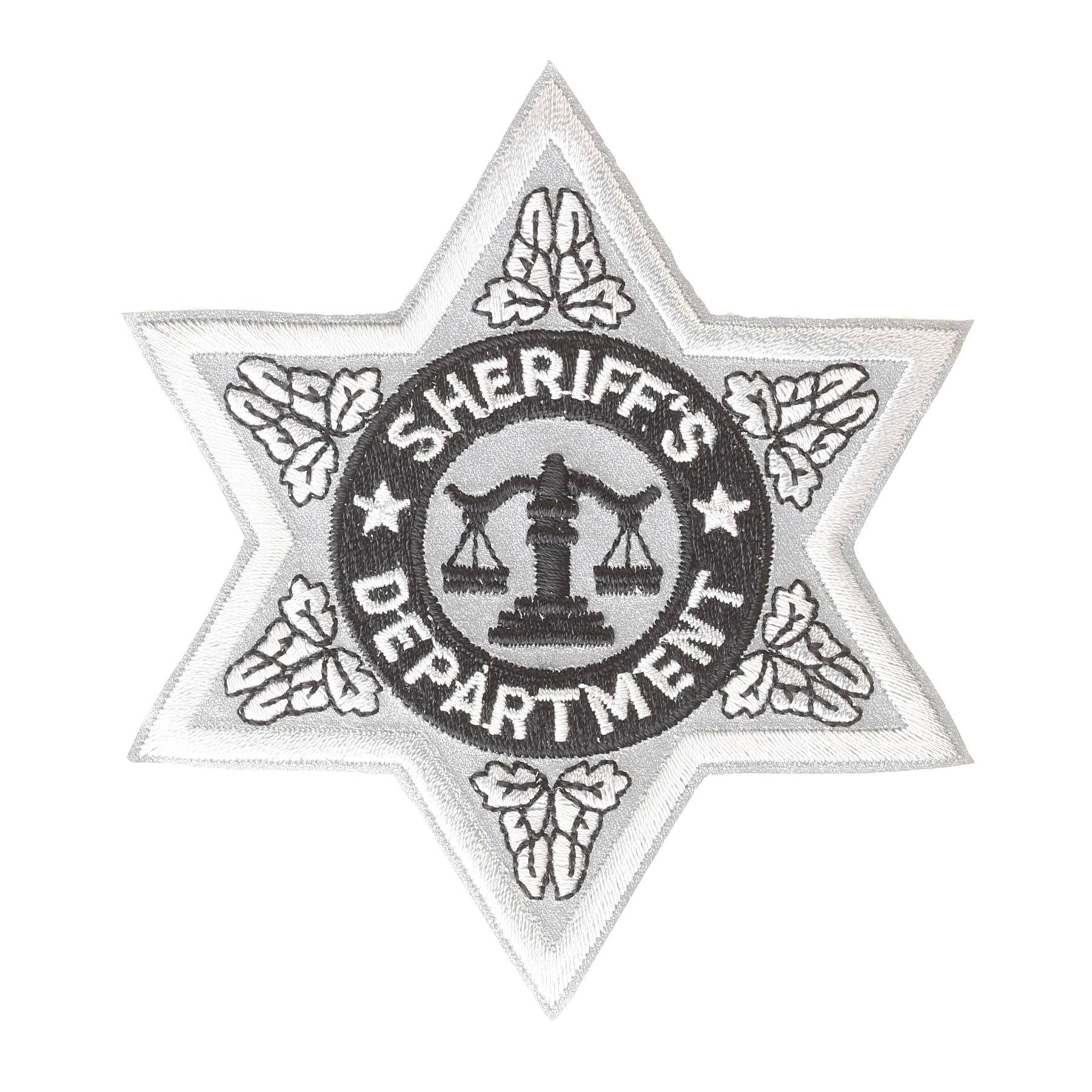 HERO'S PRIDE REFLECTIVE SHERIFF STAR CHEST PATCH