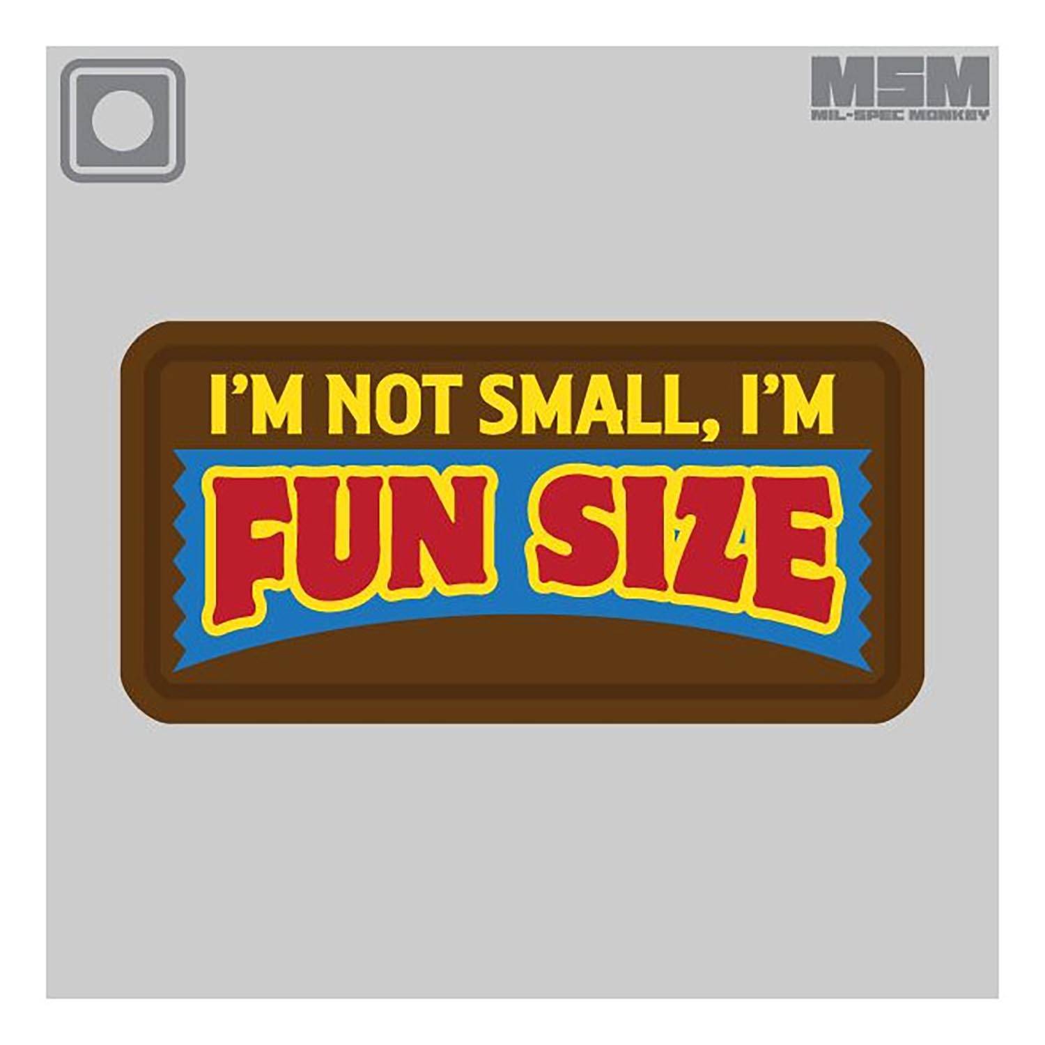 MIL-SPEC MONKEY FUN SIZE PVC MORALE PATCH