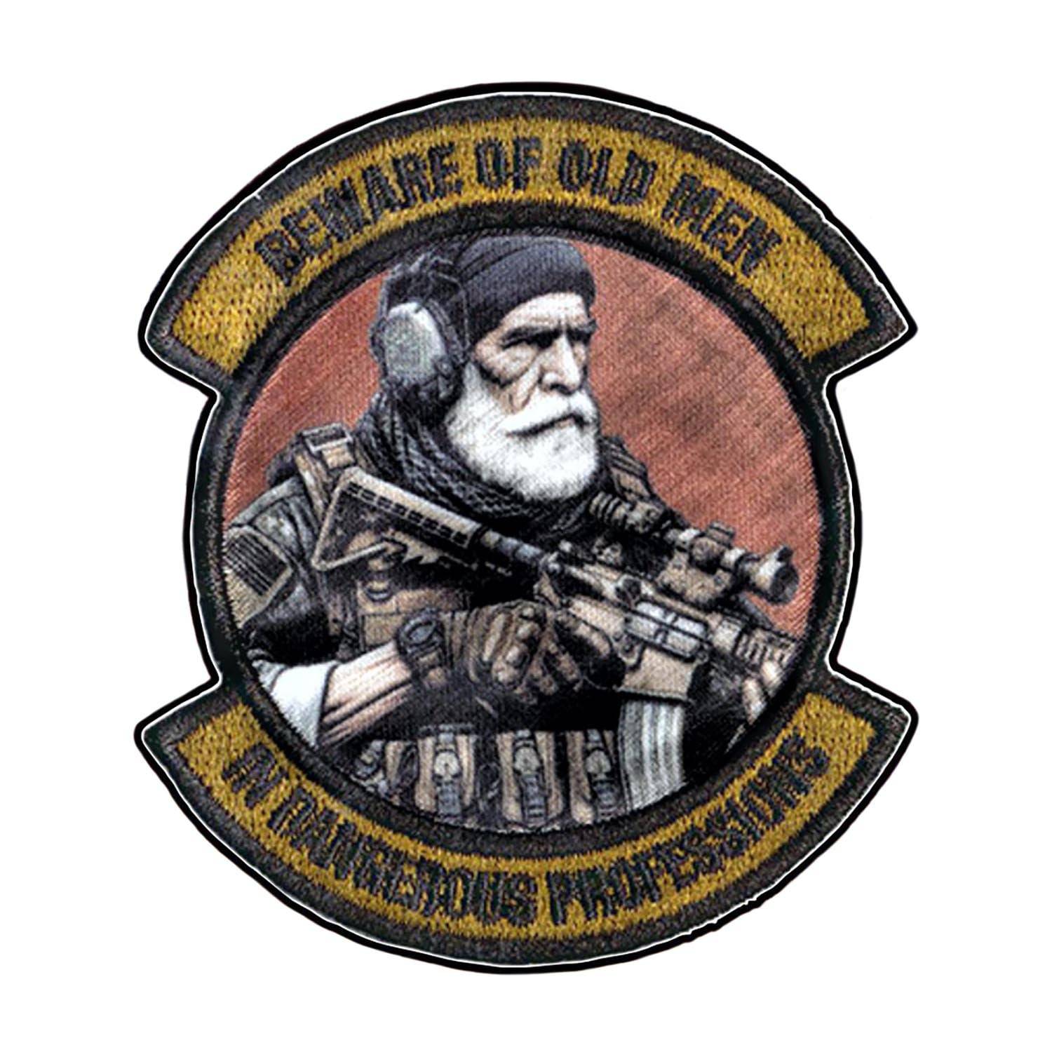 Tactical Gear Junkie "Beware of Old Men" 3" Patch