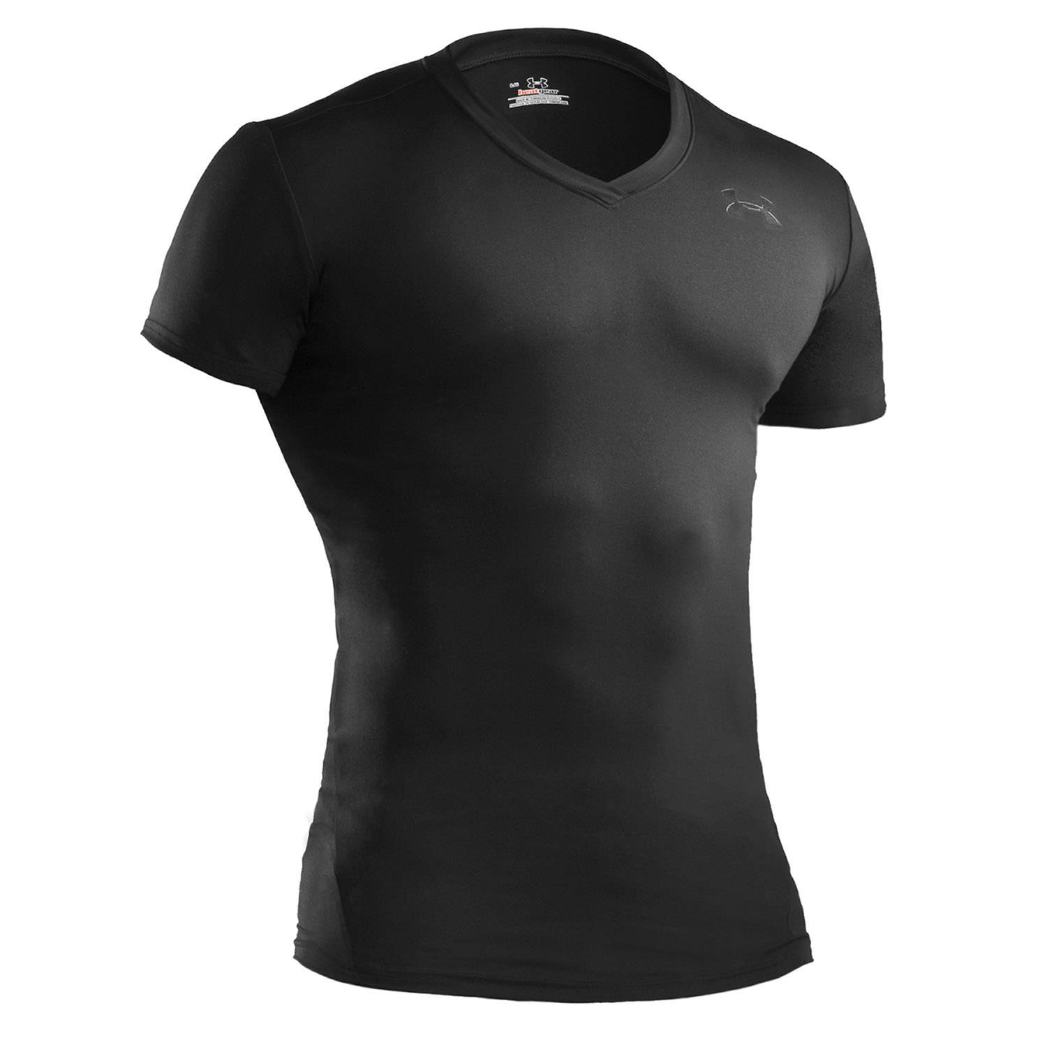 UNDER ARMOUR TACTICAL HEATGEAR V-NECK COMPRESSION T-SHIRT