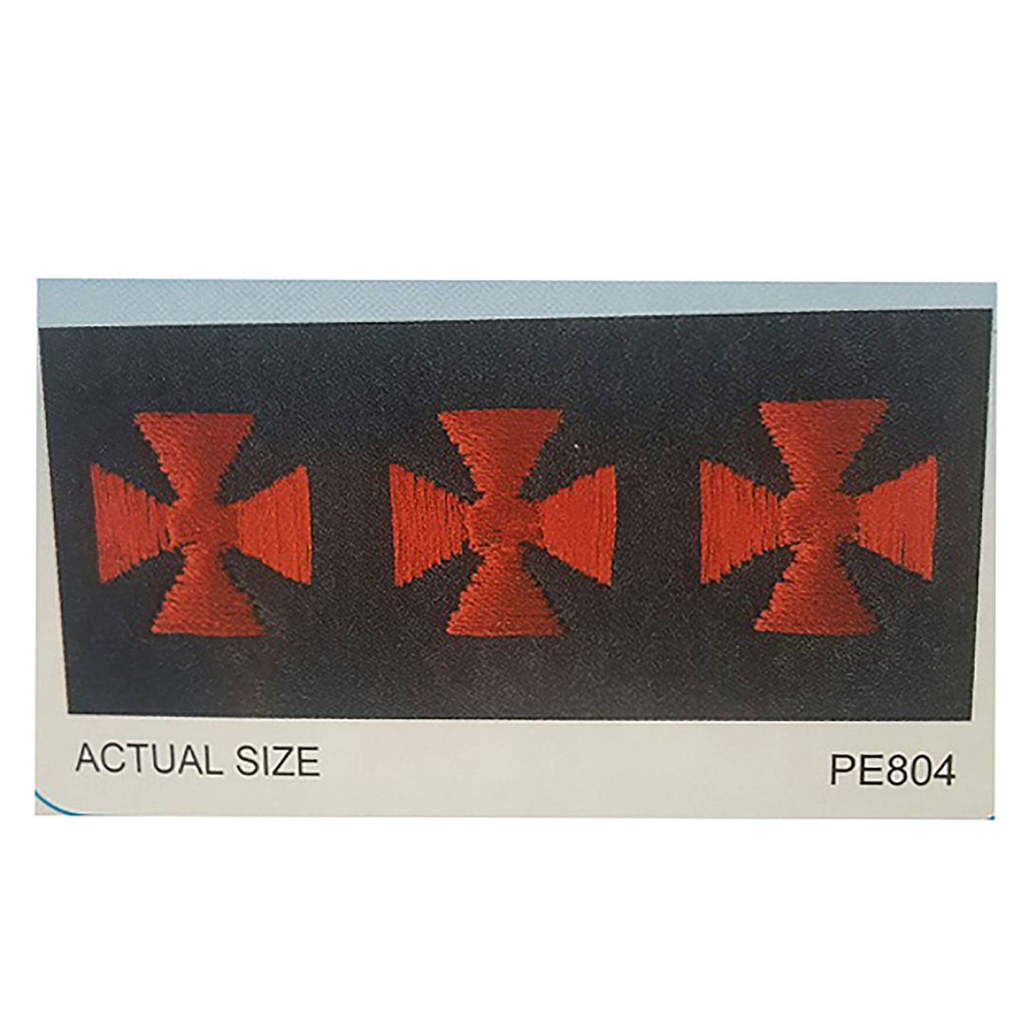 Premier Emblems EMBROIDERED MALTESE CROSS GOLD/MIDNIGHT ON T