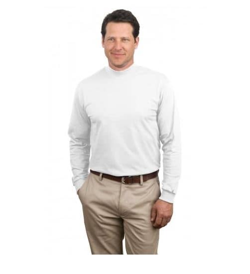 SANMAR PORT & CO MOCK TURTLENECK