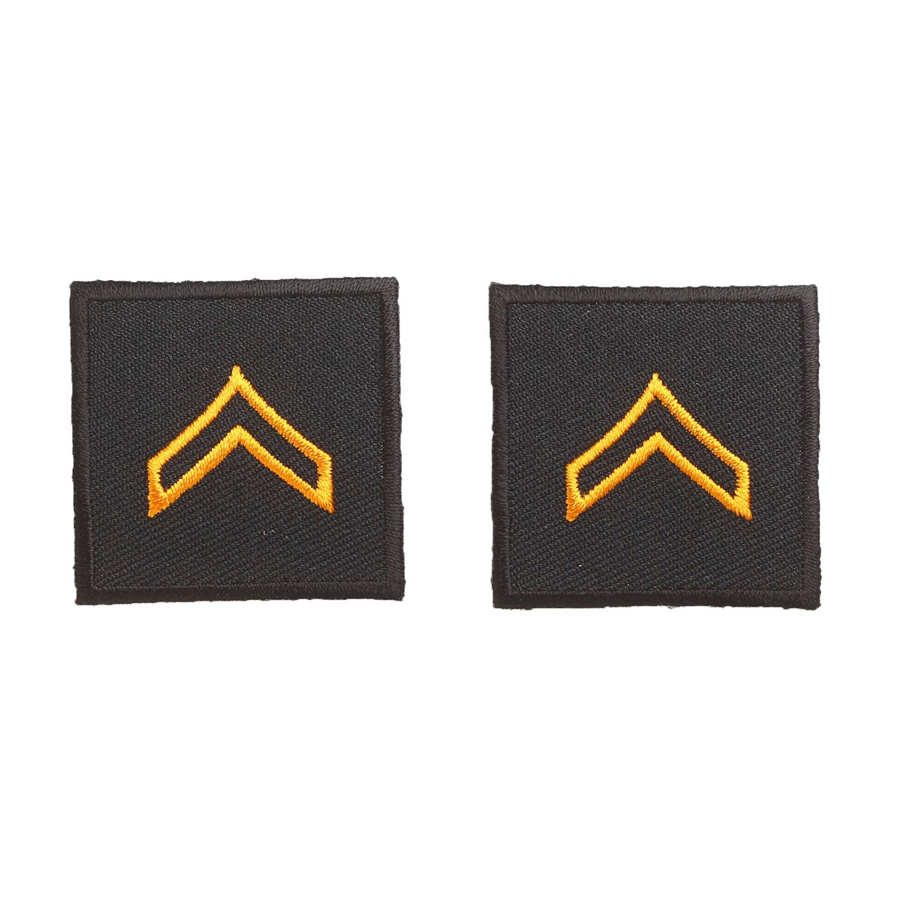 HERO'S PRIDE EMBROIDERED RANK 1-1/2" X 1-1/2"