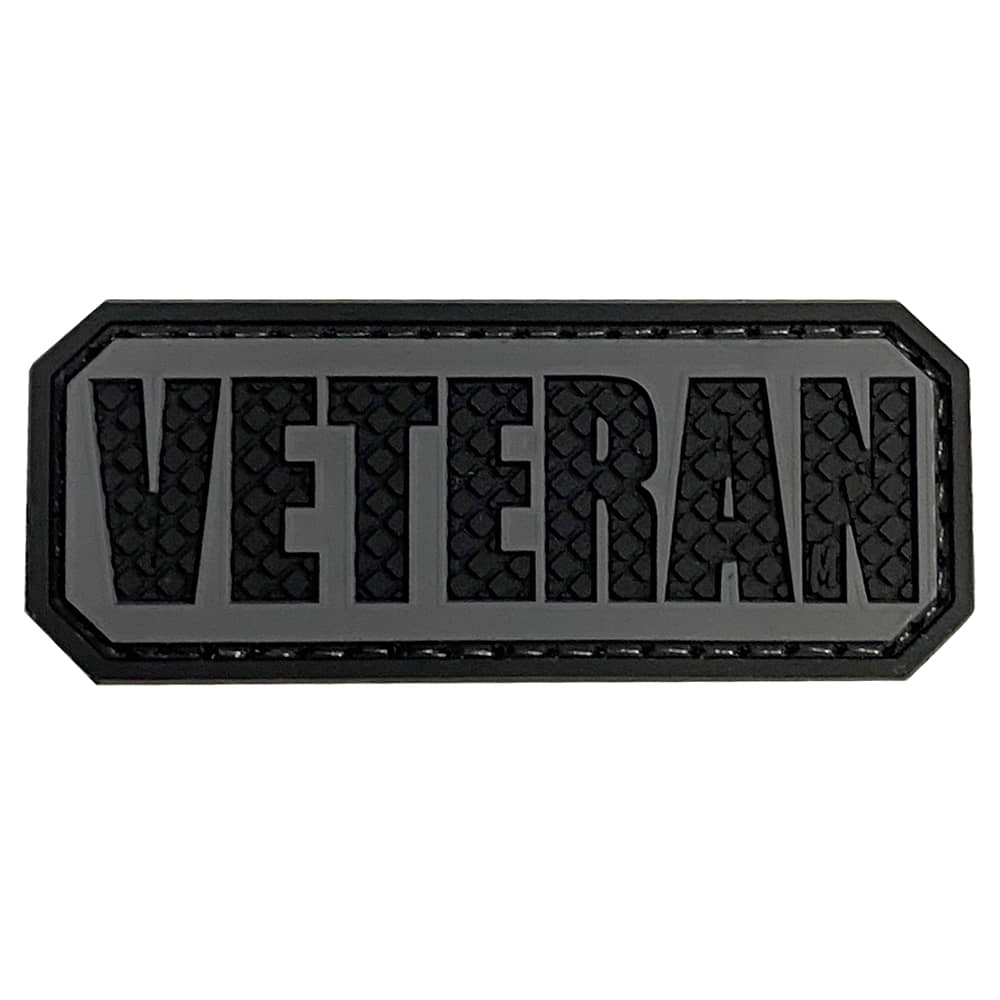 PFI Fashions Veteran PVC Morale Patch