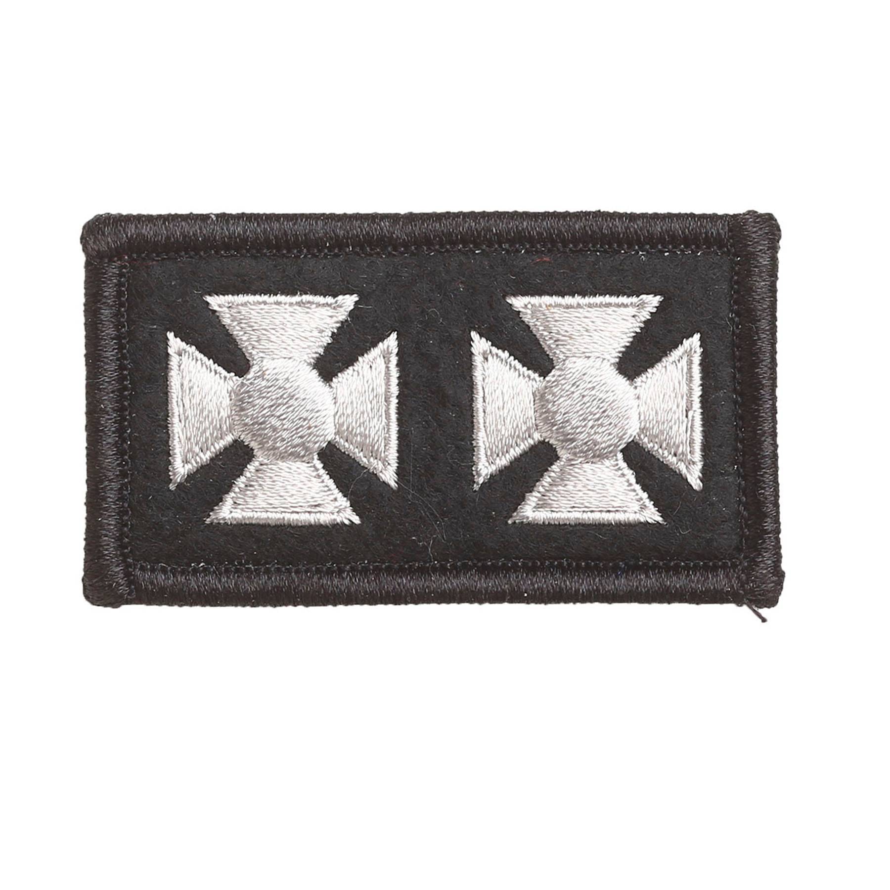 Hero's Pride Maltese Cross Silver/Black
