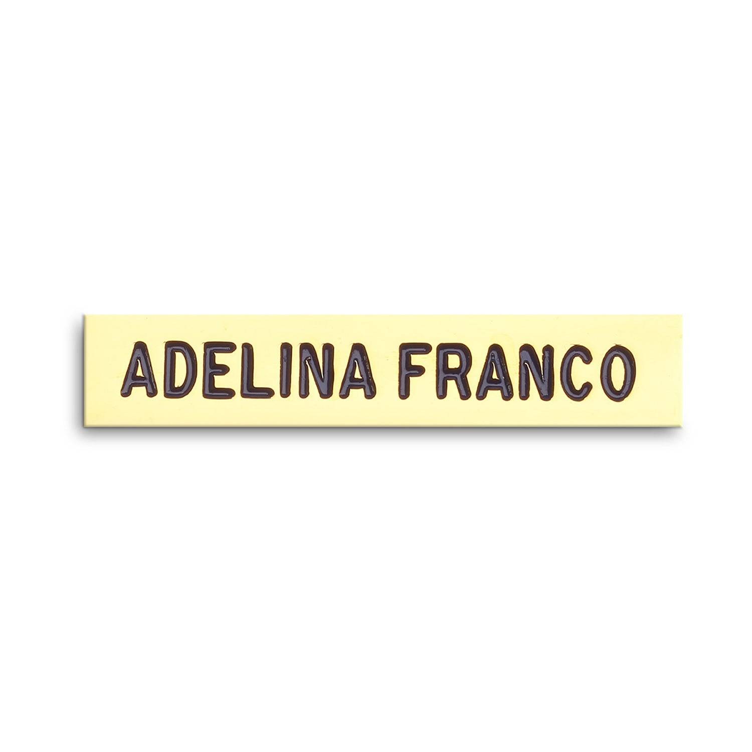 BLACKINTON NAMEPLATE, 2 1/4" X 1/2"
