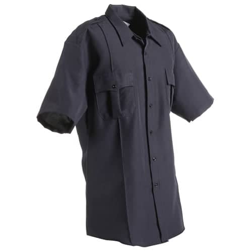 HORACE SMALL SENTRY PLUS SHORT SLEEVE HIDDEN ZIPPER SHIRT