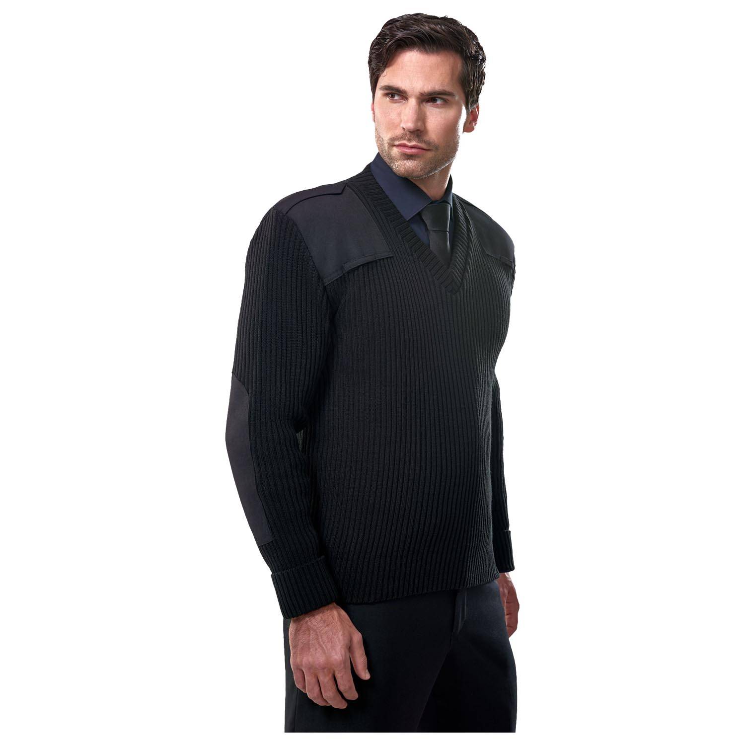COBMEX UNISEX V-NECK RIB "COMMANDO" SWEATER
