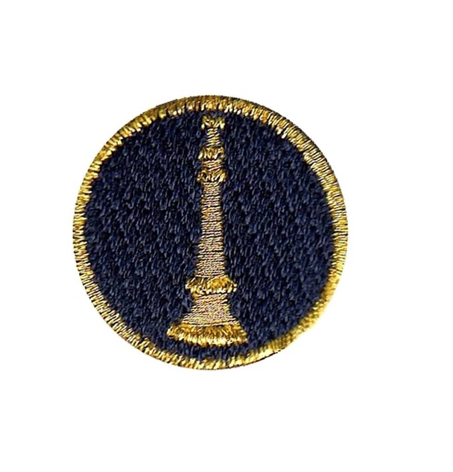 Premier Emblem Crossed Bugles Sew On Insignia (Pair)